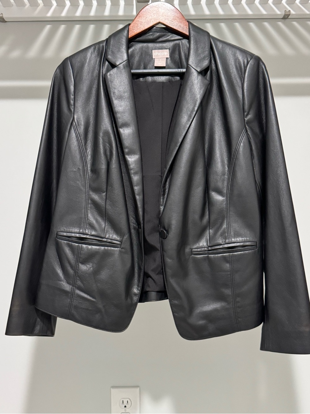 Chico’s Black Jacket- Chico’s Size 1 - New without Tags